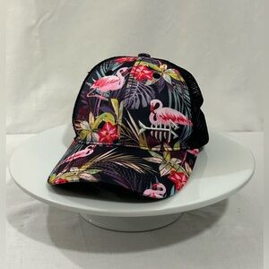 Bassdash - Tropical Black Mesh Cap